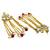 Elegant ruby kundan & beads chain dangler earrings for women & girls.