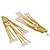 Elegant pink kundan & beads chain dangler earrings for women & girls.