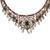 Trendy ruby green necklace set