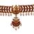 Gold plated goddess choker set