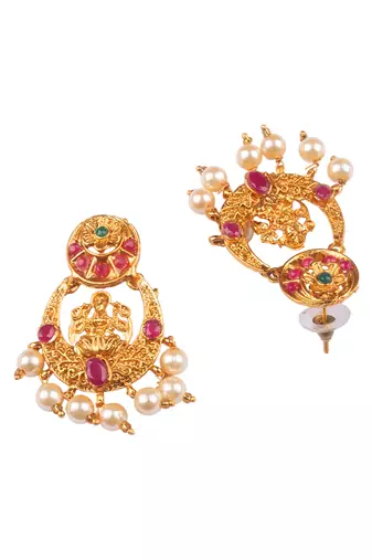 Gold plated goddess choker set