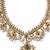 Gold plated pearl necklace set