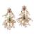 Gold plated pearl necklace set