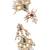 Gold plated pearl necklace set