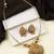 Gold plated goddess necklace set