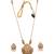 Gold plated goddess necklace set