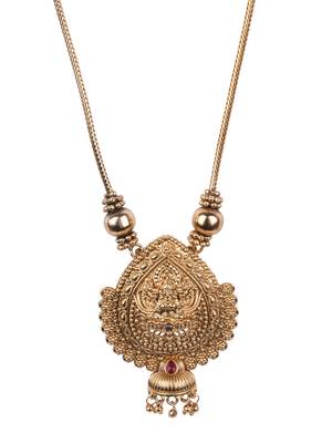 Gold plated goddess necklace set 3