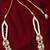 Vastramay men's cream single layer rhinestone pearl wedding necklace