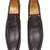 Brown solid leather shoes