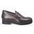 Brown solid leather shoes