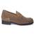 Olive solid leather shoes