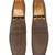 Olive solid leather shoes