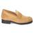 Beige solid leather shoes