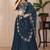 Women's Rama Faux Georgette Embroidered Sequins Lehenga Festive Wear