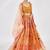 Bright Yellow Mirror Work Organza Function Wear Lehenga Choli