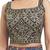Blue Chinon Printed Designer Lehenga Choli Festive Wear