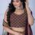 Wine Faux Georgette Embroidered Sequins Lehenga Festive Wear