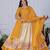 Yellow Jacquard Silk Zari Work With Printed Lehenga Festive Wear