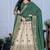 Eilara Women's Green  Jacquard Silk Zari Work With Printed Lehenga Festive Wear