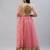 Pink Embroidered Net Lehenga Set For Wedding