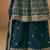 Rama blue embroidered faux georgette palazzo suit