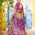 Mehendi Jacquard Silk Zari Work With Printed Lehenga Festive Wear