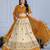 Yellow Jacquard Silk Zari Work With Printed Lehenga Festive Wear