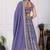 Eilara Women's Lavender Faux Georgette Embroidered Sequins Lehenga Festive Wear