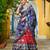 Red Jacquard Silk Zari Work With Printed Lehenga Festive Wear