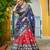 Red Jacquard Silk Zari Work With Printed Lehenga Festive Wear