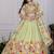 Pistagreen Lehenga Choli With Sequence Embroidery & Thread Work