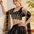 Black Net With embroidered party wear lehenga choli