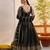 Black Net With embroidered party wear lehenga choli
