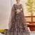 Darkonion Net With embroidered party wear lehenga choli