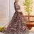 Darkonion Net With embroidered party wear lehenga choli