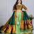 Green Sequence Embroidery Silk Lehenga Set With Dupatta