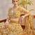 lightgolden Net With embroidered party wear lehenga choli