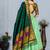 Green Sequence Embroidery Silk Lehenga Set With Dupatta