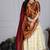 White Sequence Embroidery Silk Lehenga Set With Dupatta