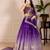 Purple Shimmer Silk Zari Embroidered Sequins Lehenga Festive Wear