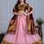 Pink Sequence Embroidery Silk Lehenga Set With Dupatta