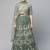 Women's green dori & sequins embroidered net lehenga for bride