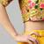 Women's yellow embroidered sequinned semi stitched lehenga & unstitched blouse with dupatta