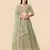 Women's Green  Zari Worked Soft Net Wedding Wear Lehenga Choli