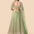 Women's Green  Zari Worked Soft Net Wedding Wear Lehenga Choli