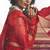 Women's Red zarkan and dori embroidered net designer lehenga choli