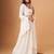 Fascinating White Thread Work Georgette Bridesmaid Lehenga Choli