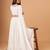 Fascinating White Thread Work Georgette Bridesmaid Lehenga Choli