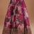 Purple Organza Floral Digital Print Gota Work Glamorous Lehenga Wedding Wear