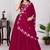 Women's Red Faux Georgette Embroidered Sequins Lehenga Festive Wear